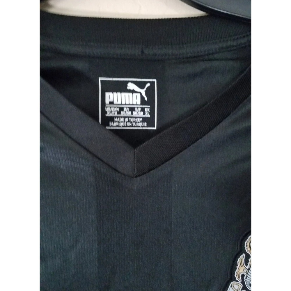 Puma New Castle United Jersey Men XL Soccer Football Third Kit 2017/2018 Black - Picture 4 of 8